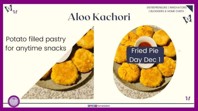 an image of Potato filled pastry, Aloo Kachori