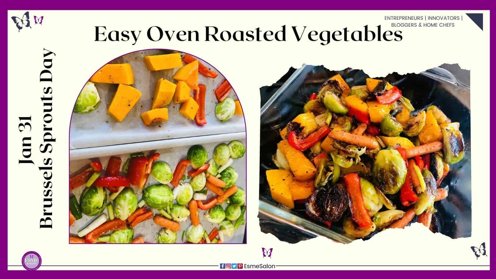 an image of fresh cut veggies for an Easy Oven Roasted Vegetables dish