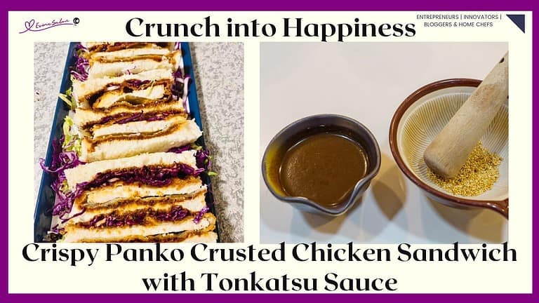 an image of Crispy Panko Crusted Chicken Sandwiches with Tonkatsu Sauce