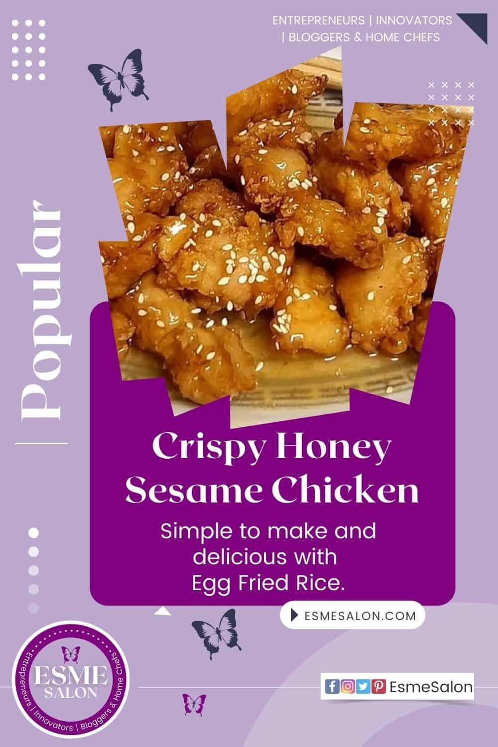 Crispy Honey Sesame Chicken