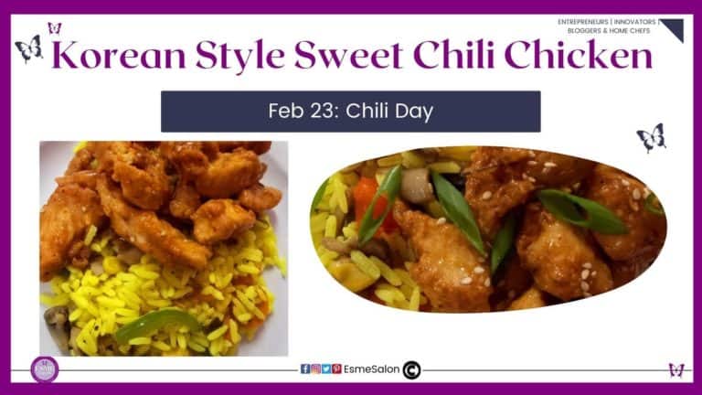 Korean Style Sweet Chili Chicken