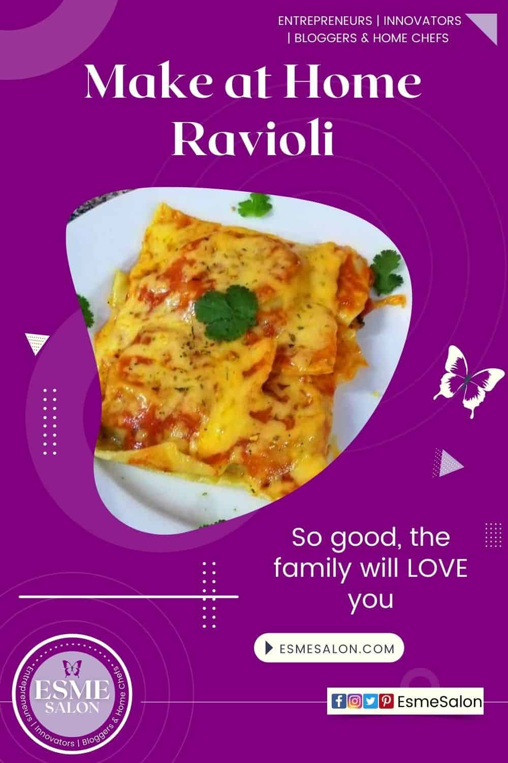 Home made - for sure the best and your family will love you so try it, and you will have them raving over this Ravioli