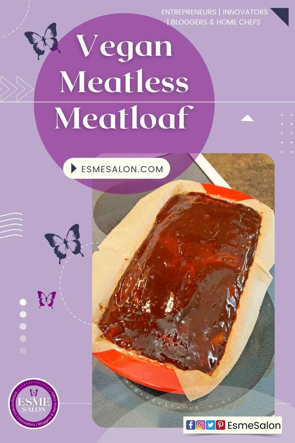 The Best Vegan Meatloaf with chickpeas, black beans, liquid smoke and BBQ sauce