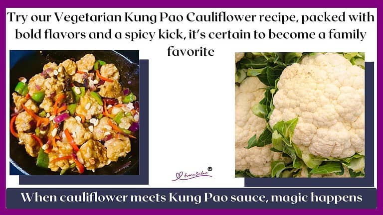 an image of a bowl filled with Vegetarian Kung Pao Cauliflower
