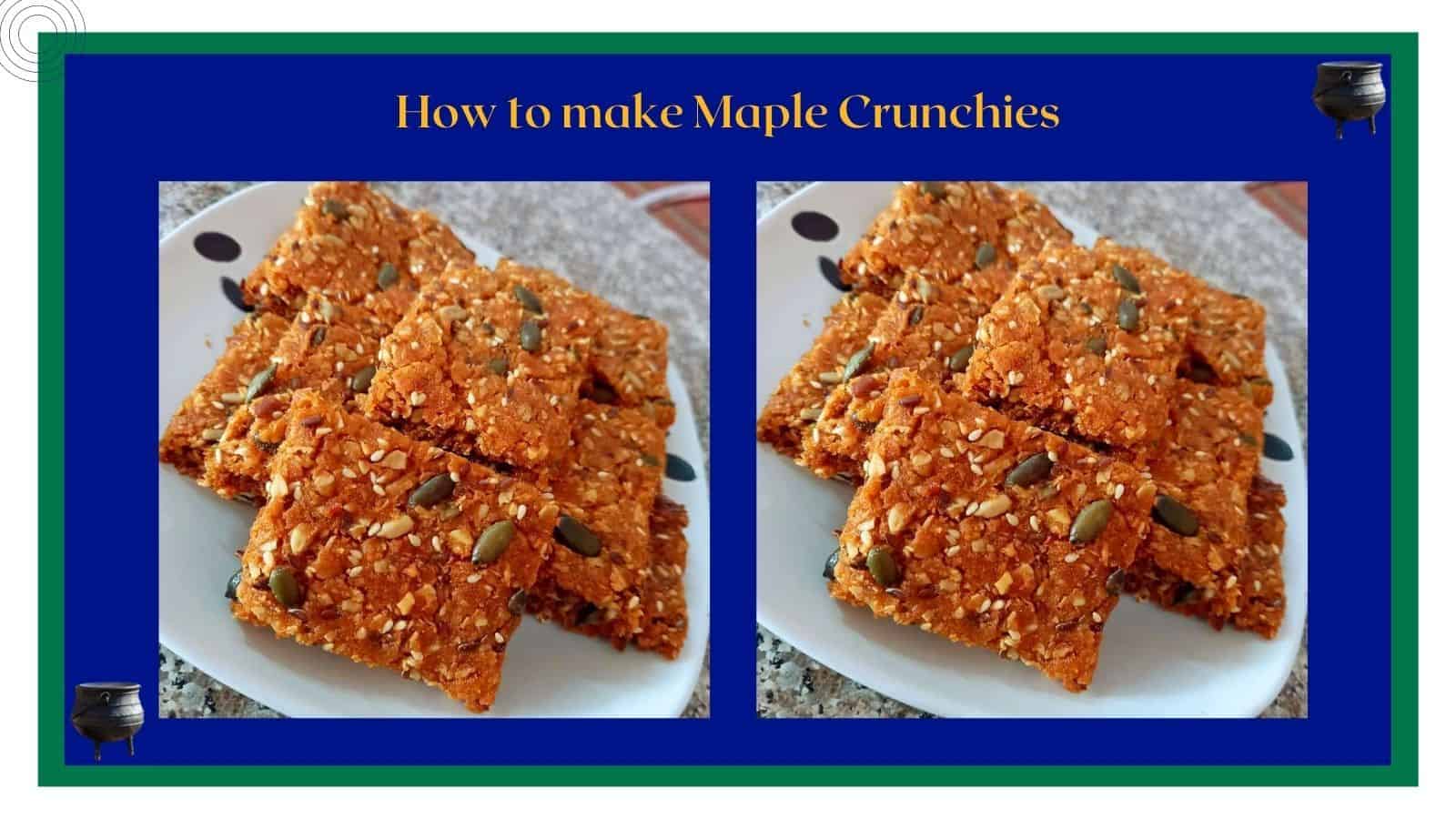 Maple Crunchies with pecans