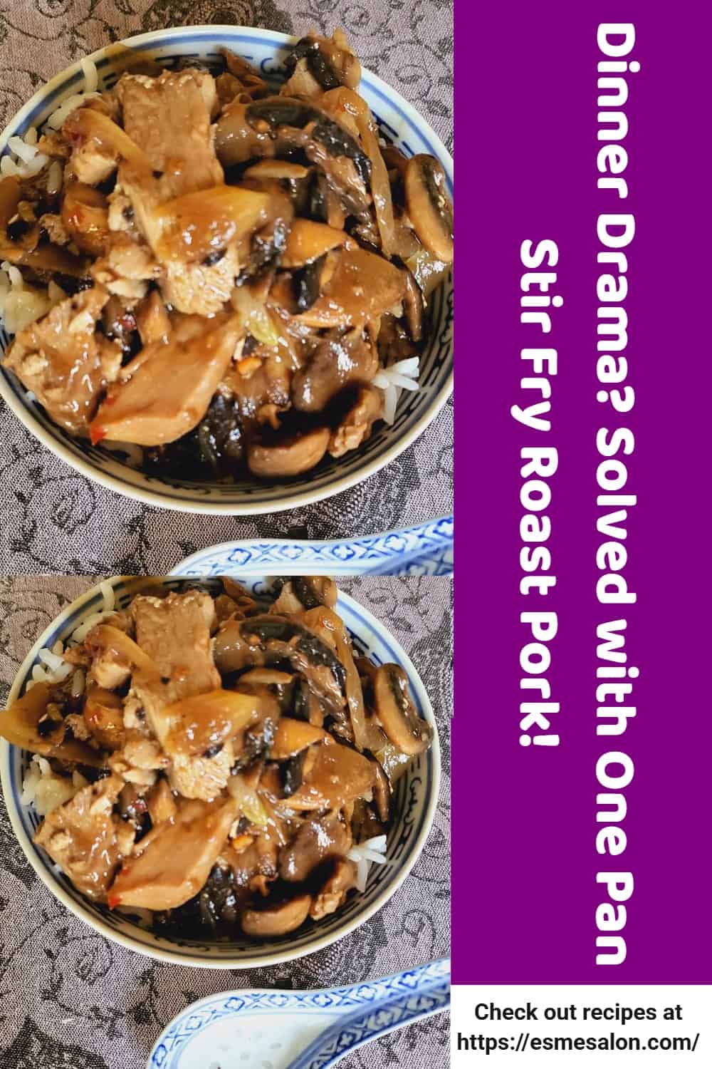 an image of a bowl of Stir Fry Roast Pork