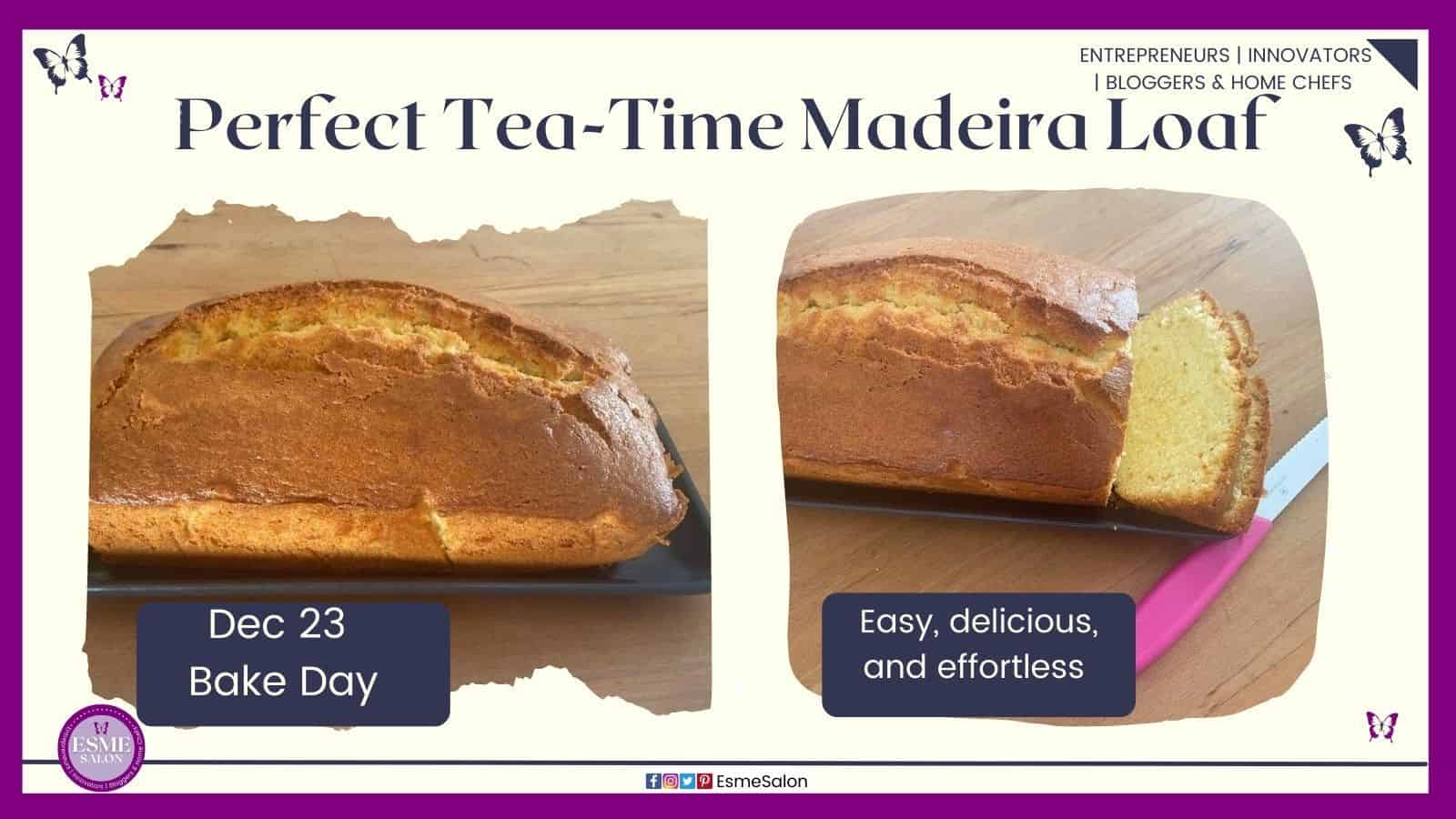 an image of a Tea-Time Madeira Loaf