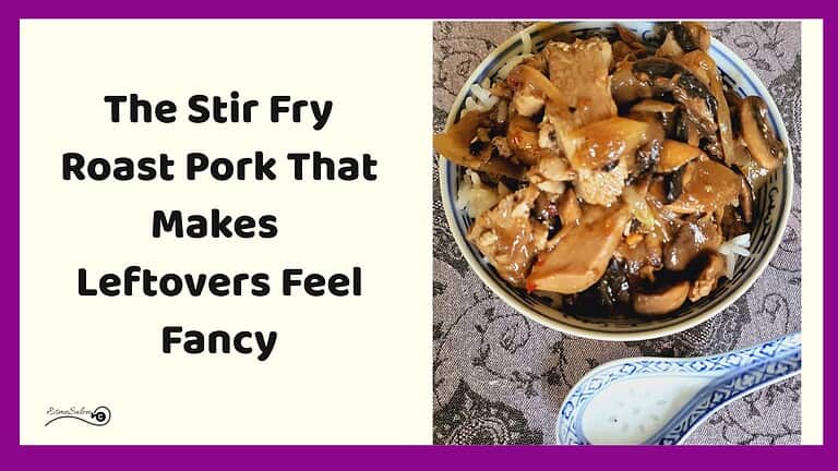 an image of a bowl of Stir Fry Roast Pork