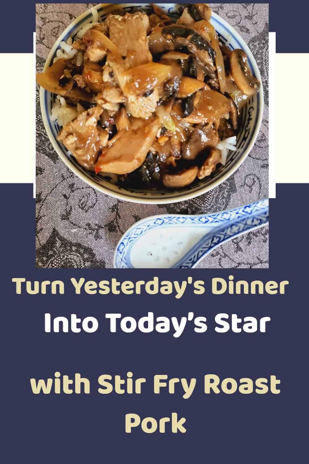 an image of a bowl of Stir Fry Roast Pork