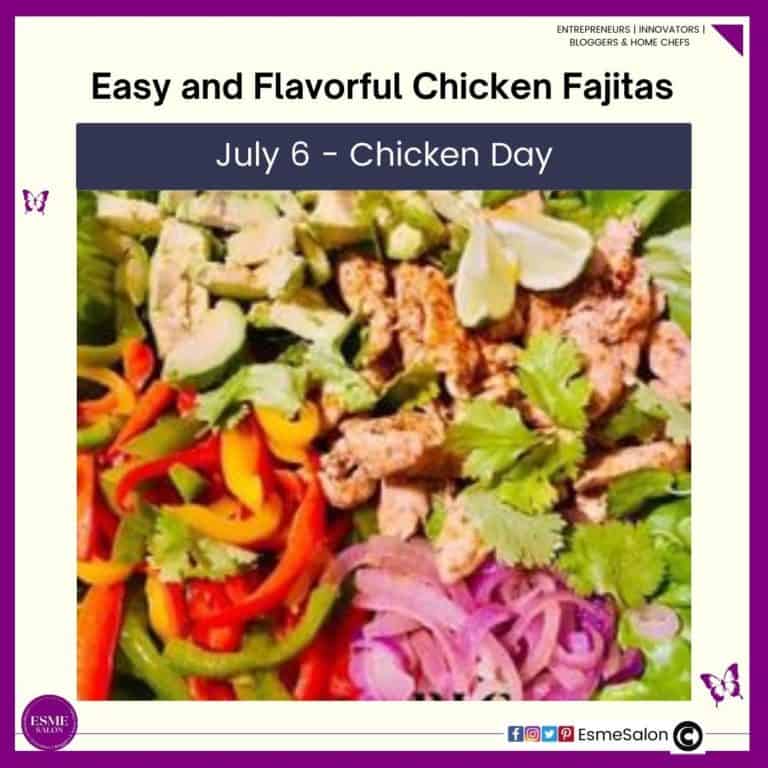 an image of an Easy and Flavorful Chicken Fajita salad