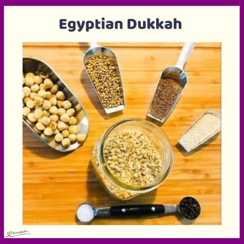 an image of Egyptian Dukkah spices and blend