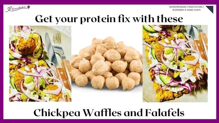 an image of Chickpea Waffles & Falafels