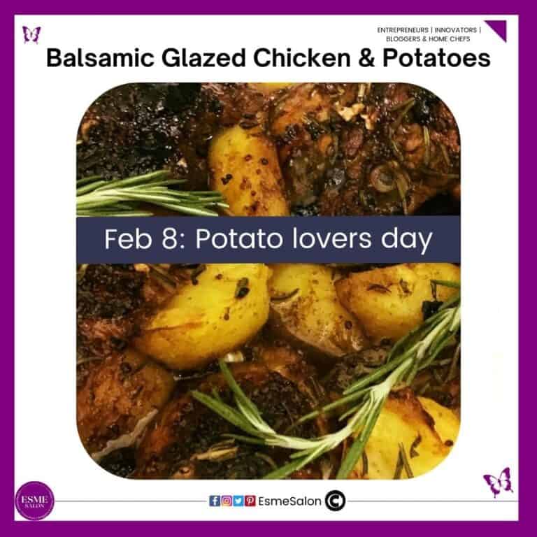 an image of Balsamic Glazed Chicken & Potatoes