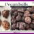 7 Ingredient No Bake Flourless Pecan Balls