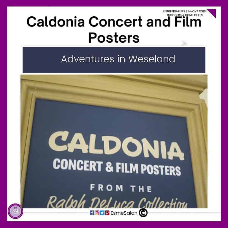 An image of the Caldonia Concert and Film Posters