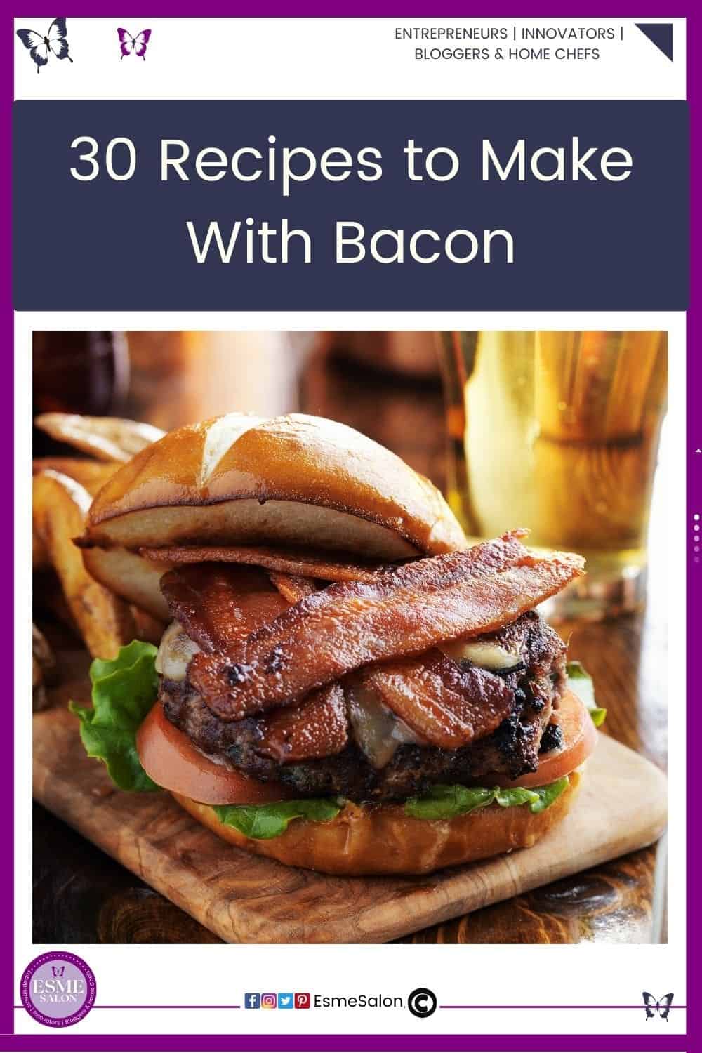 an image of a bacon burger