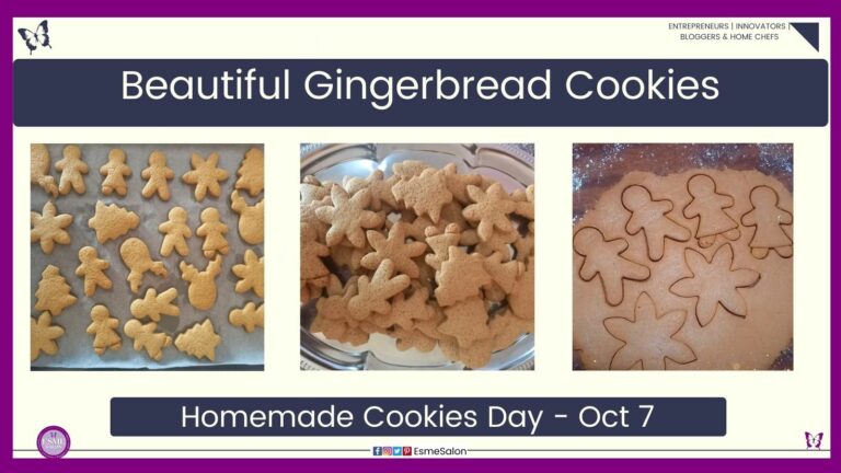 an image of a silver platter filled with Gingerbread Cookies ready to be decorated as per your choice