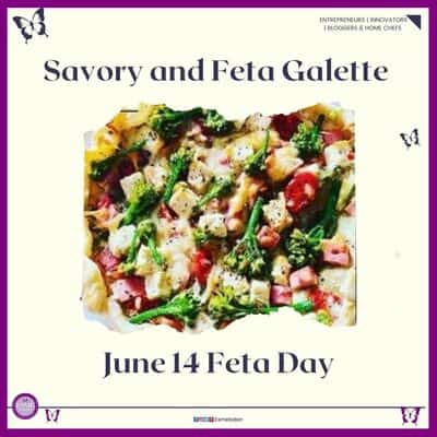 an image of a Savory and Feta Galette