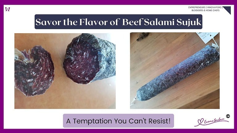 an image of Beef Salami Sujuk made the Italian way