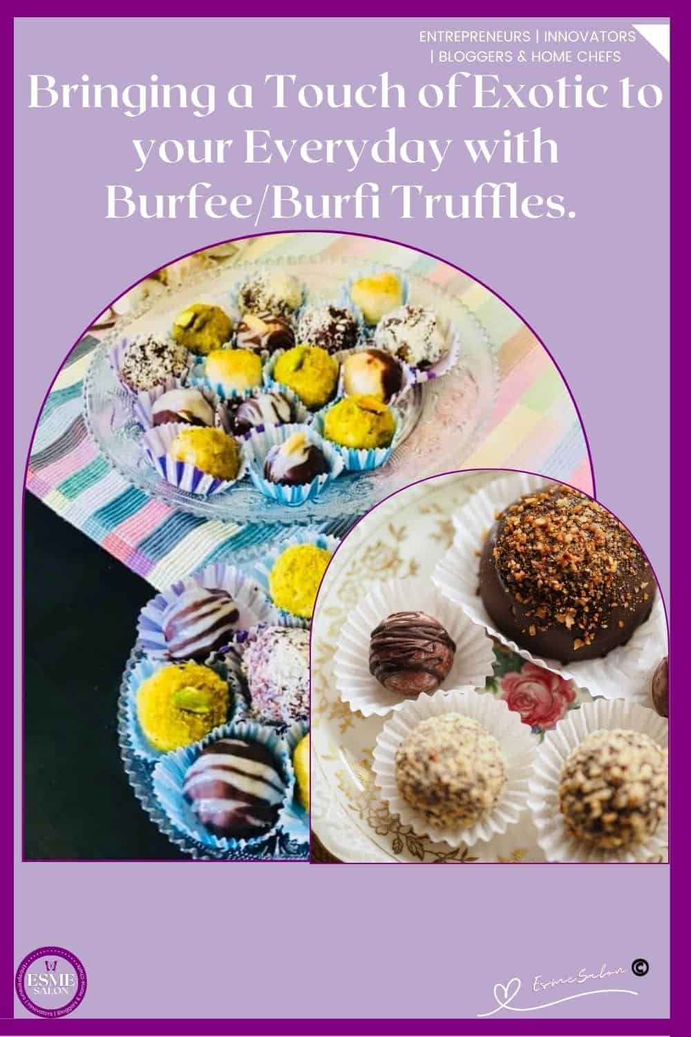 an image of Burfee Truffles made with Sugar Alternative
