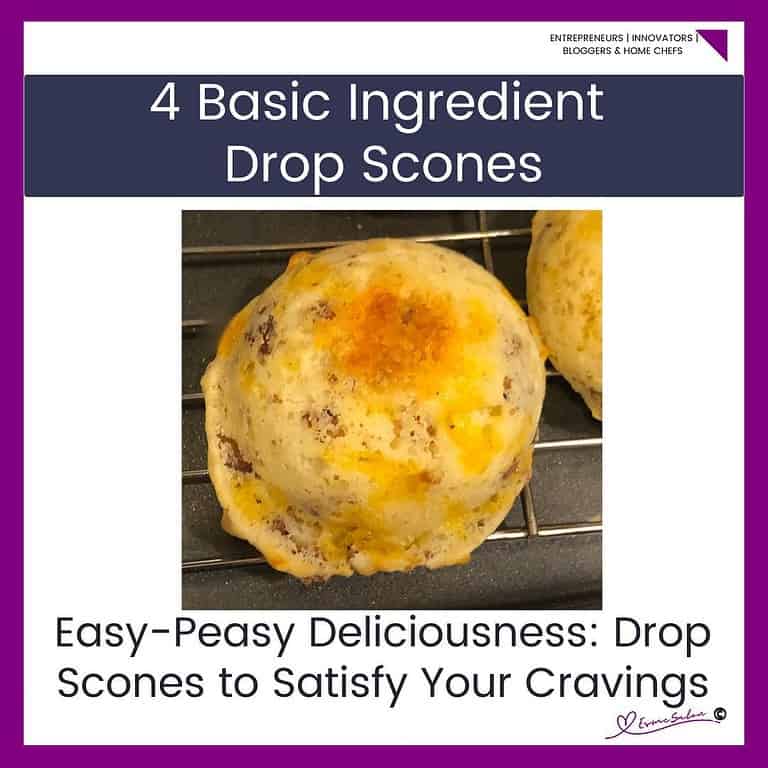 an image of 4-Ingredient Drop Scones