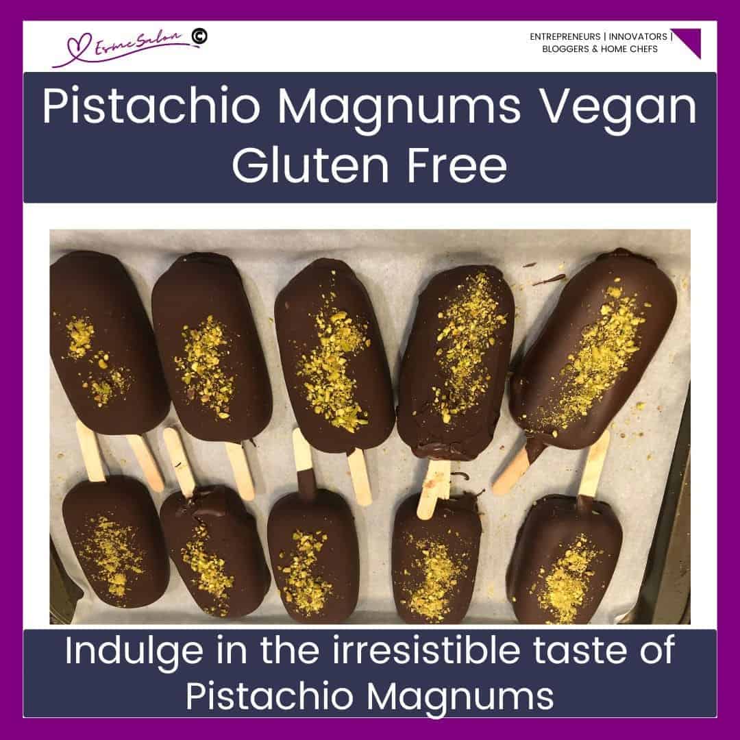 images of Pistachio Magnums Vegan Gluten-Free