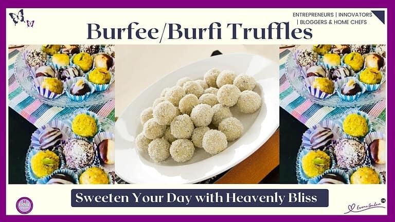 an image of Burfee Truffles made with Sugar Alternative
