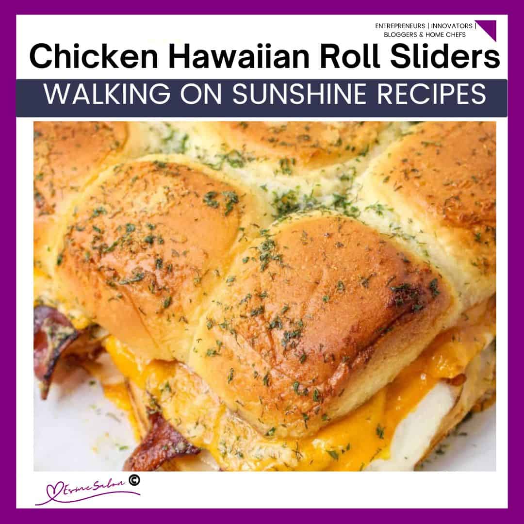 Chicken Hawaiian Roll Sliders