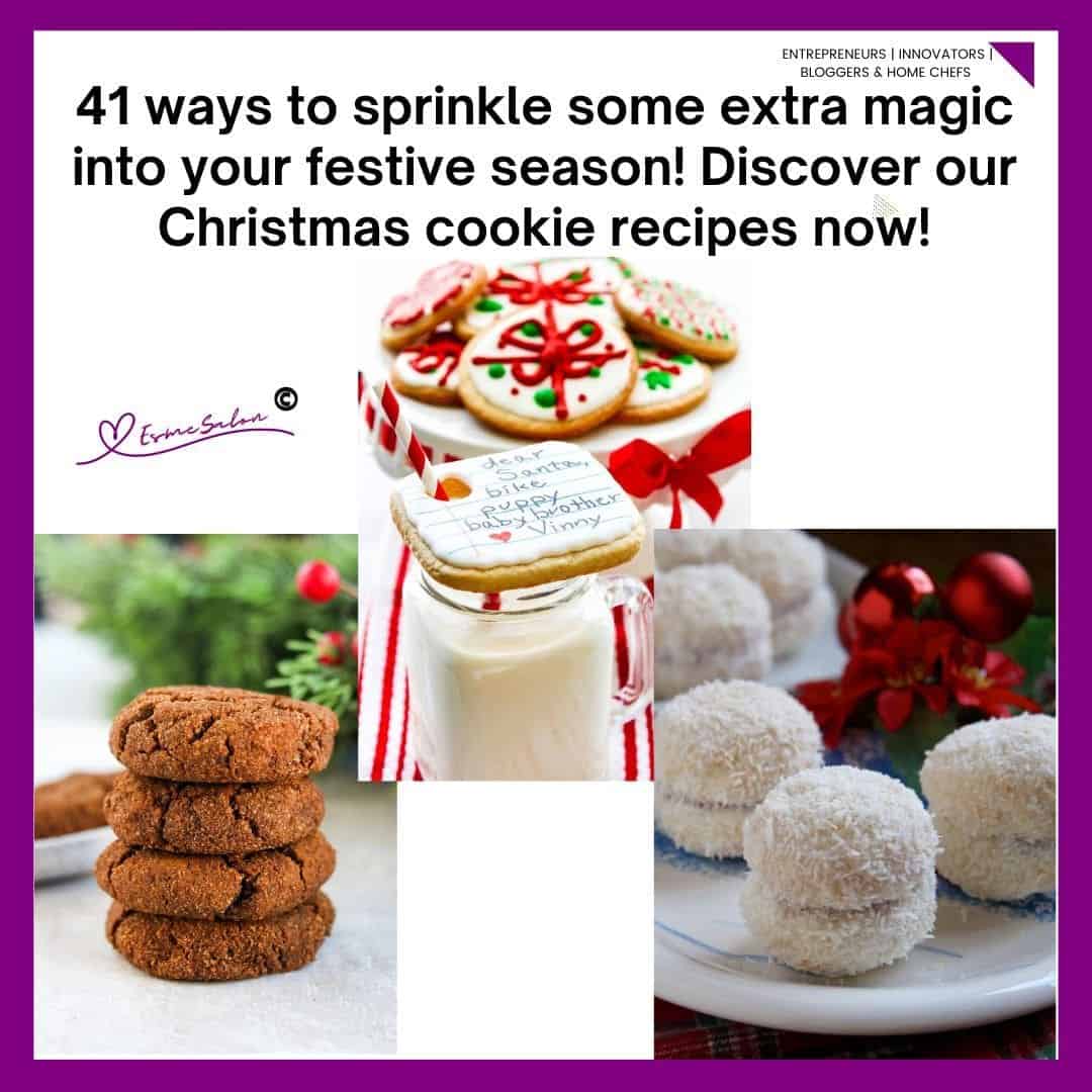 41 ways to sprinkle some extra magic into your festive season! Discover our Christmas cookie recipes now