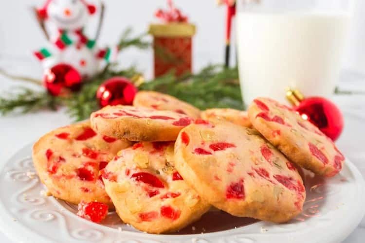 Cherry Christmas Cookies