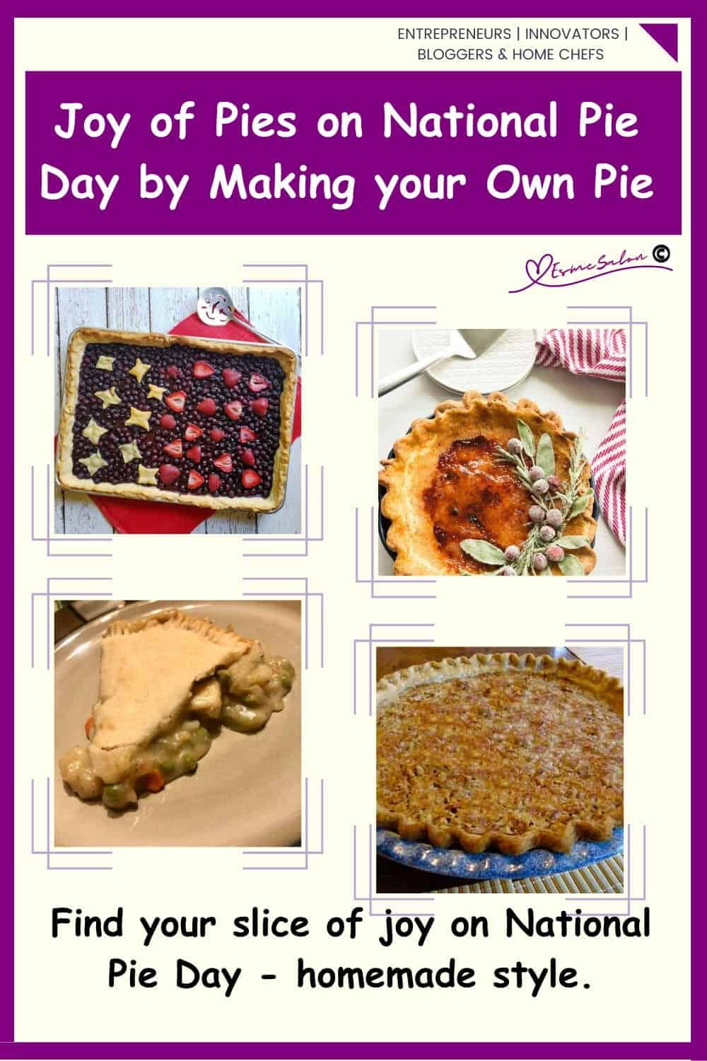 Find your slice of joy on National Pie Day, homemade style