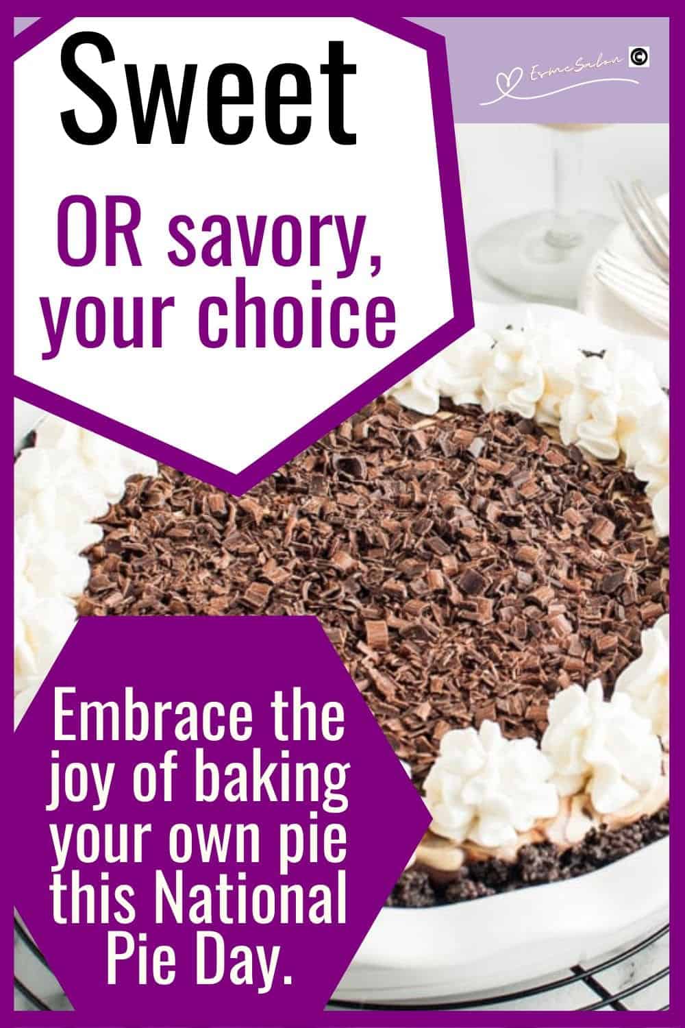 Sweet or savory, your choice. Embrace the joy of baking your own pie this National Pie Day