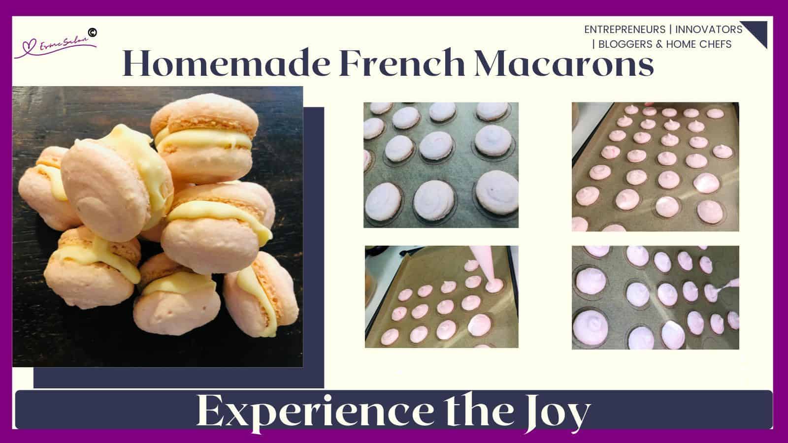 an image of pink French Macarons