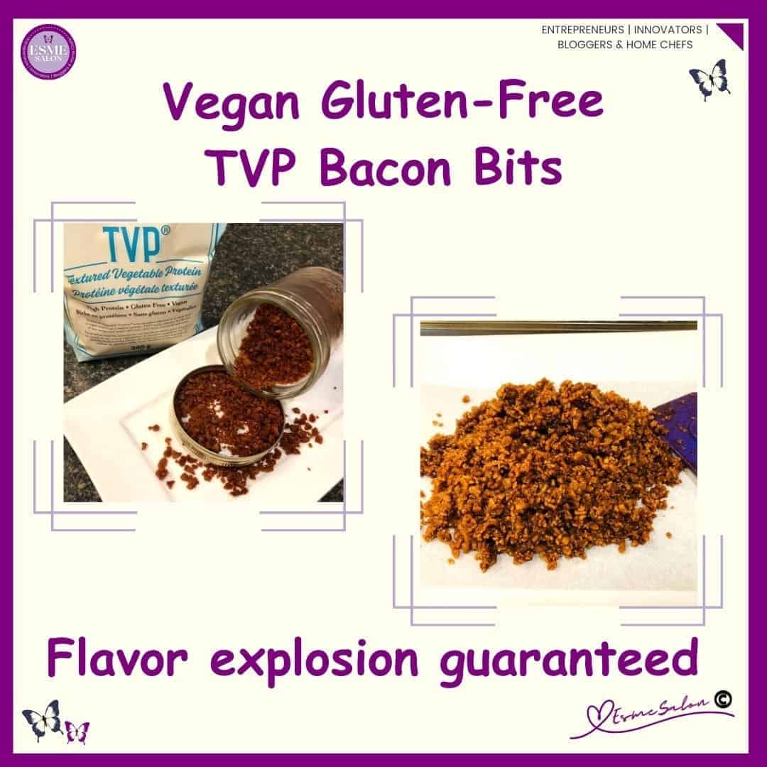 an image of Vegan GF Textured Vegetable Protein Bacon Bits