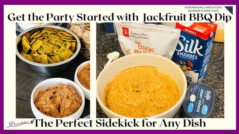 an image of a bowl of Jackfruit BBQ Dip