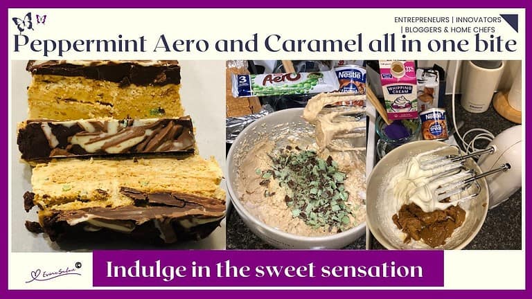 an image of a Peppermint Aero Caramel Frozen Dessert