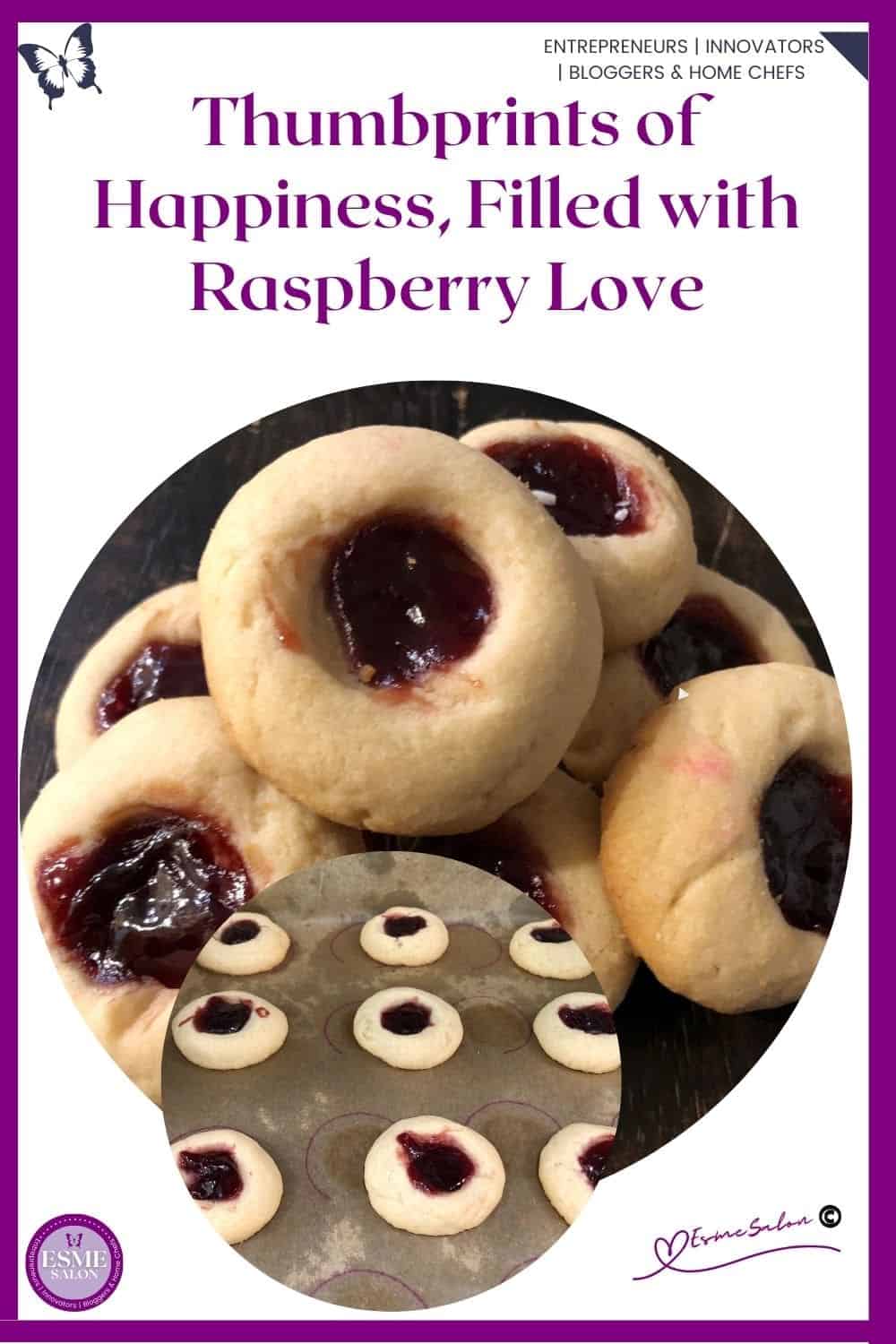 an image of Raspberry Jam Thumbprint Cookies