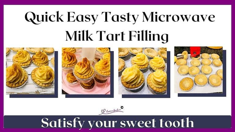 an image of Quick and Microwave Milk Tart Filling in a single serving casing
