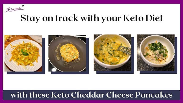 an image of Keto Cheddar Cheese Pancakes