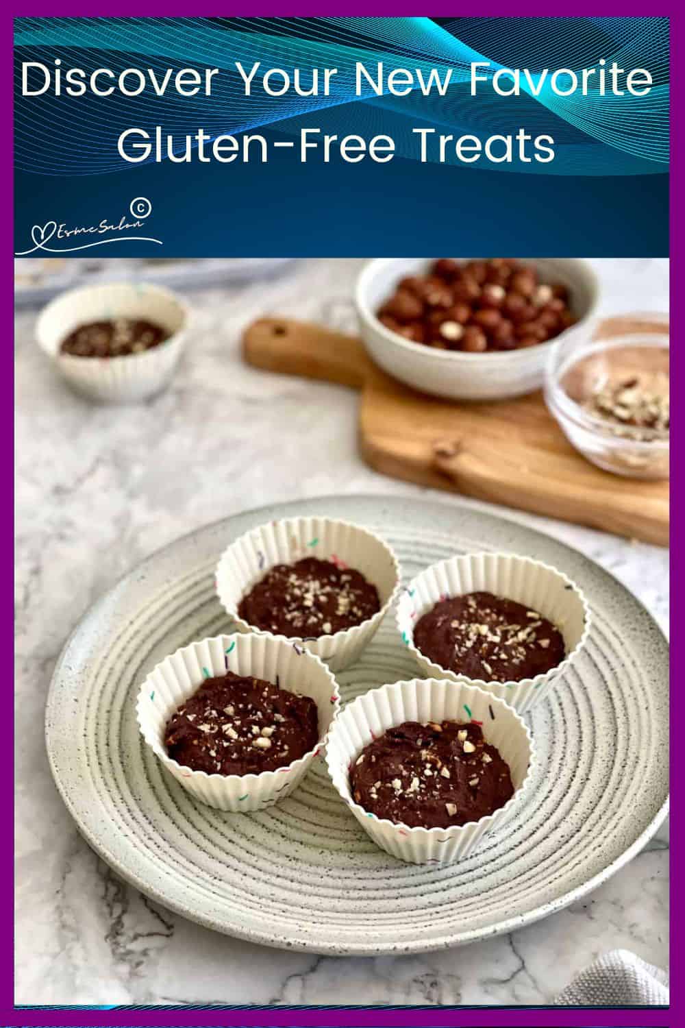 an image of gluten-free Chocolate Hazelnut Tartlets