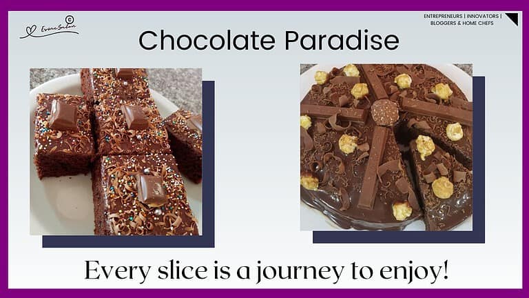 an image of a A Delicious Chocolate Cake with Ganache