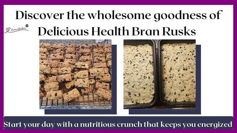 an image of a rack filled with dried out Delicious Health Bran Rusks