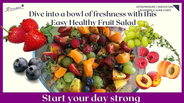 an image of a glass bowl full of Easy Healthy Fruit Salad