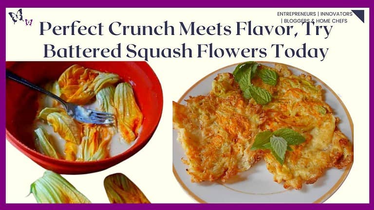 an image of Battered Squash Flowers