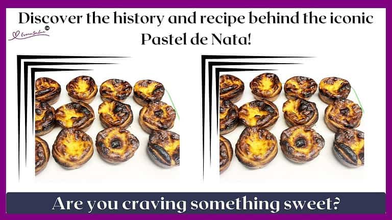 an image of Pastel de Nata aka Portuguese Custard Tarts