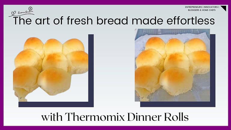 an image of fleshy baked Thermomix Dinner Rolls