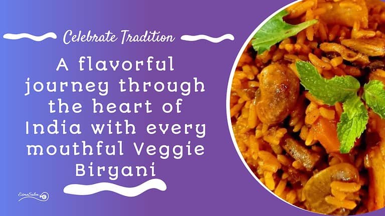 An image of a Veggie Biryani Meal