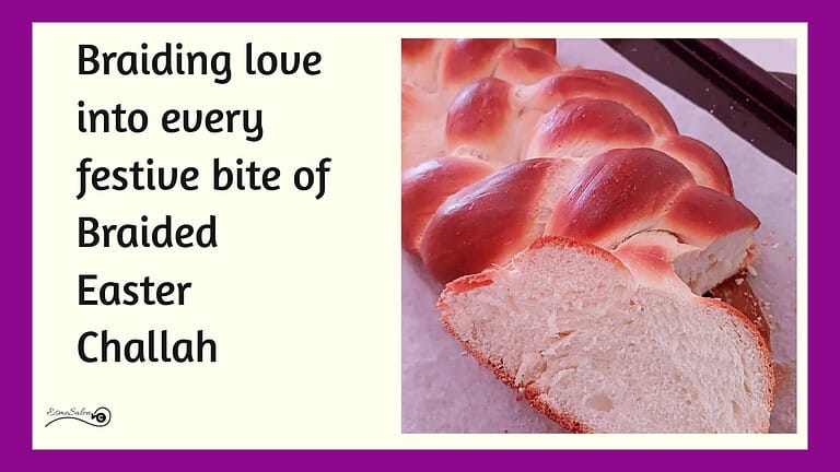 An image of a Braided Easter Challah