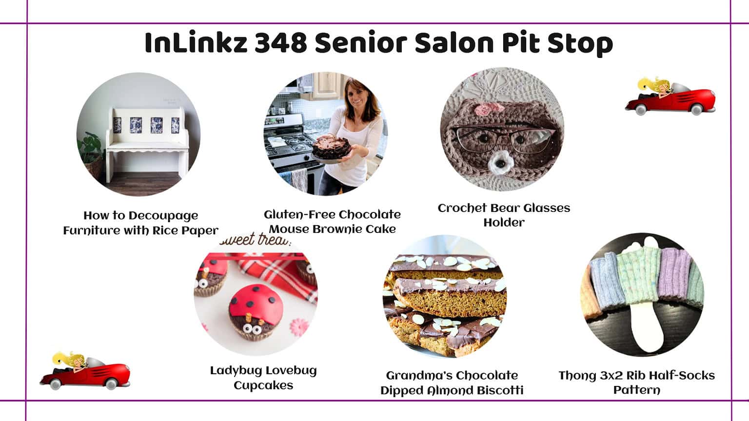 InLinkz 348 Senior Salon Pit Stop