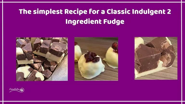 An image of white and brown blocks of fudge